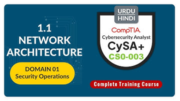 Network Architecture - CompTIA CySA+ (CS0-003) - 1.1