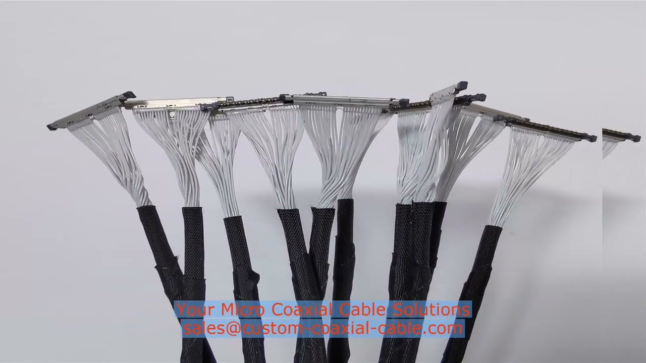 85 ohm microcoax cable differential pairs low outgassing materials microcoax cable wiring harness 3d