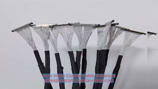 85 ohm microcoax cable differential pairs low outgassing materials microcoax cable wiring harness 3d