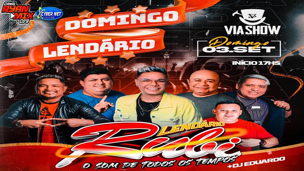 CD AO VIVO LENDARIO RUBI O SOM DE TODOS OS TEMPOS NA VIA SHOW