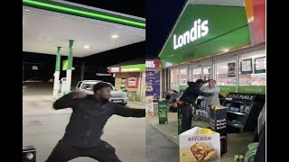 Men seen fighting as brawl erupts at Salisbury petrol station | Video