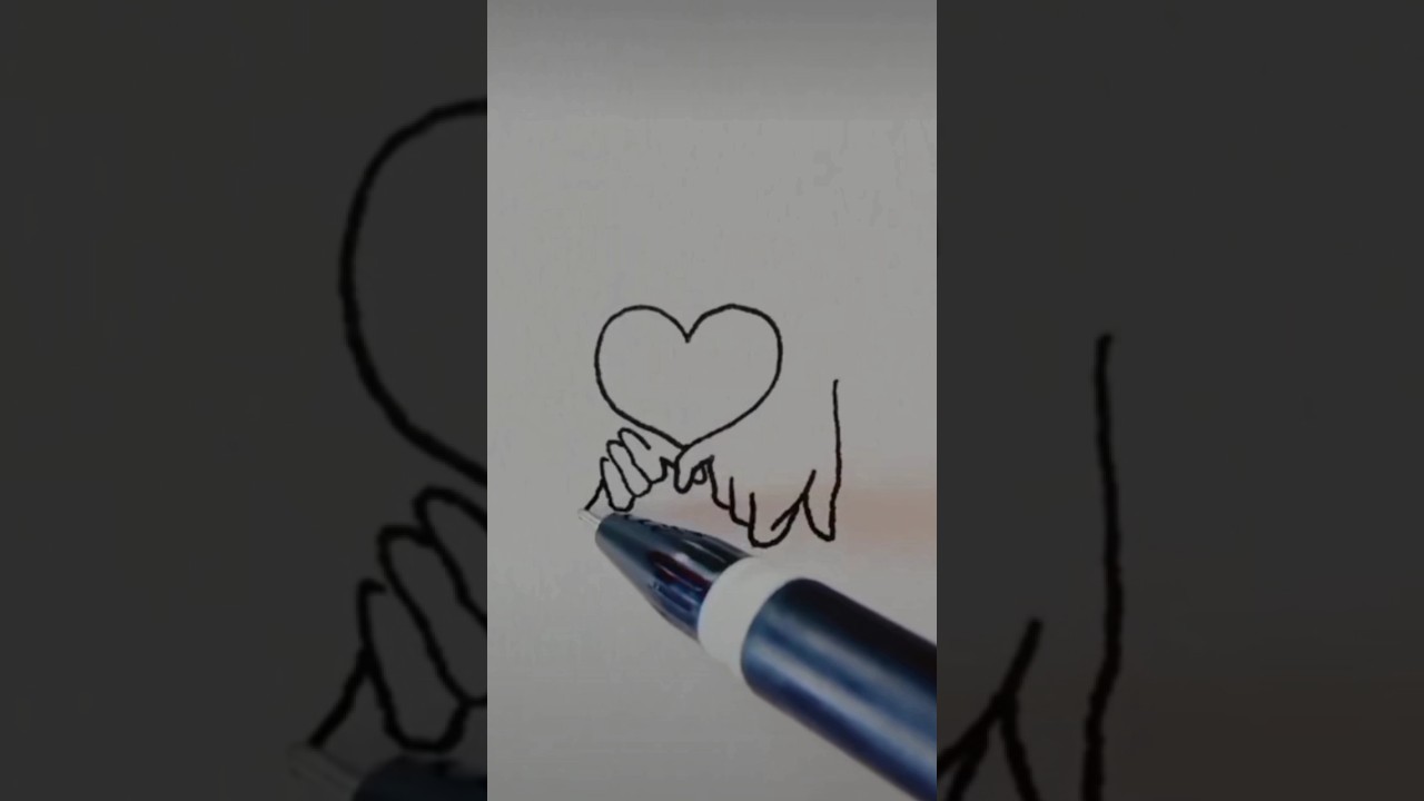 Heart touching drawing Love bond 💞