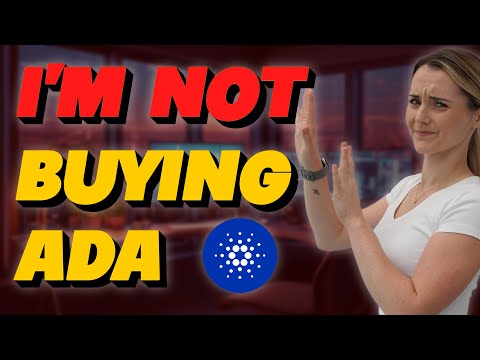 I'm NOT Buying ADA 👀 (Here's Why!!)