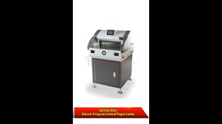 ROYALTECH Hydraulic Program Control Paper Cutter _ Demo/Tutorial