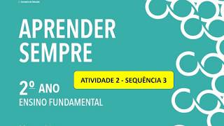 APRENDER SEMPRE 2º ano (matemática) atividade 2 (sequência 3)