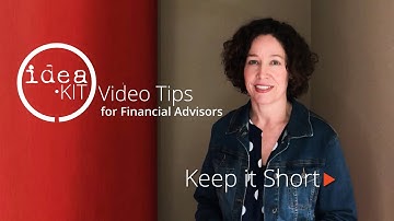 Idea Kit Tip #7:  One Secret to a Great Video Script that Will Keep your Viewers Engaged