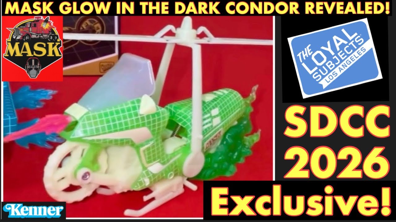 New MASK Glow In The Dark CONDOR Revealed! SDCC 2026 Exclusive