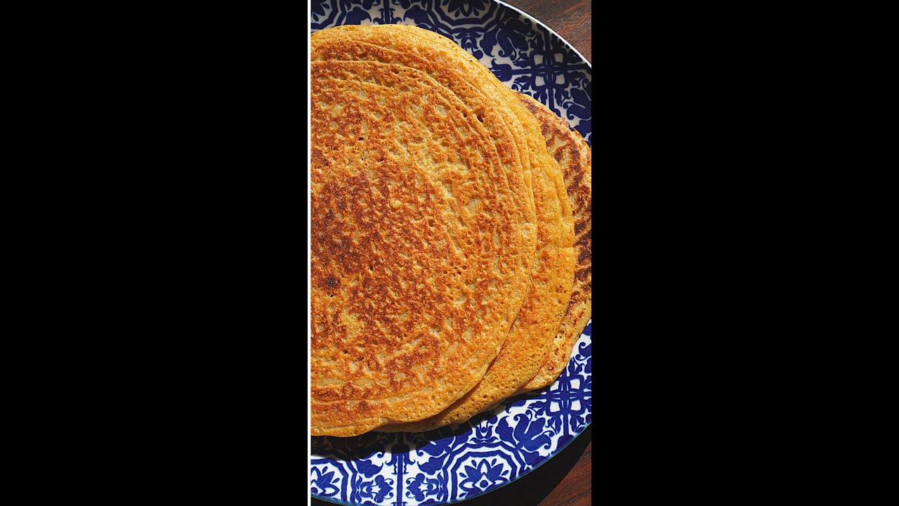 High Protein Lentil Flatbread | gluten-free, vegan wrap/crepe/flatbread 