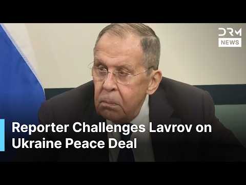 Reporter Presses Russia's Lavrov on Ukraine Peace Talks, Abu Dhabi & Putin-Zelenskiy Meeting | AC1N