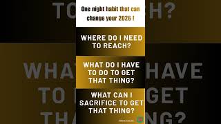 ⚡Start this tonight & thank you at the end of the 2026 |Silent Clarity|#shorts#motivation