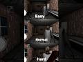 Granny easy vs normal #granny #grannygame #youtubeshorts