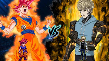 😫GOKU SSG V7 VS GENOS V2 IN JUMP FORCE MUGEN