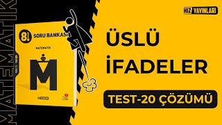 Hız Yayınları 8.Sınıf Lgs Matematik Test-20 Yeni Nesil Soru Çözümleri Üslü İfadeler