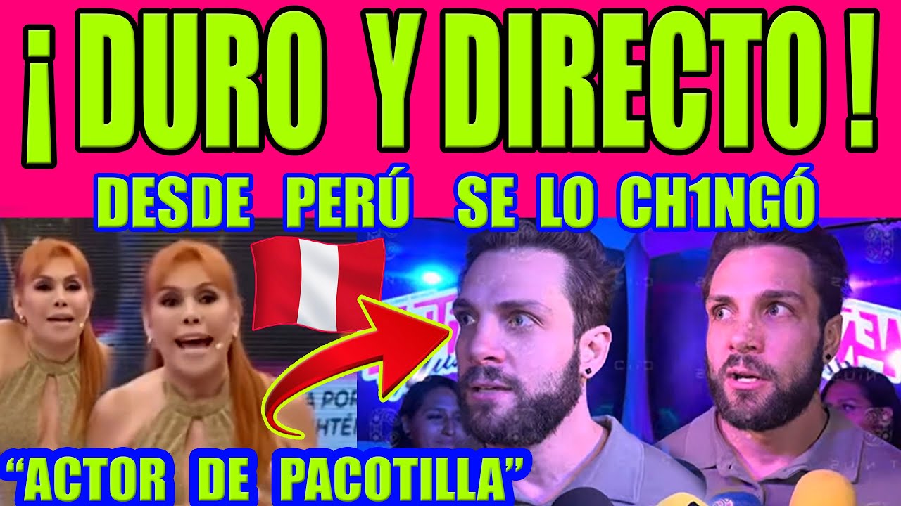 MAGALY MEDINA DESTROZA y PONE en su LUGAR a NICOLA PORCELLA