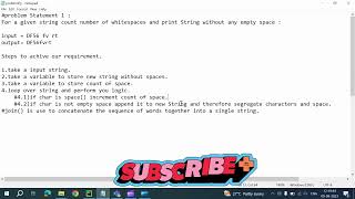 Count no of space in python .print String without white space .@faisalemam.7648 @CodeWithHarry