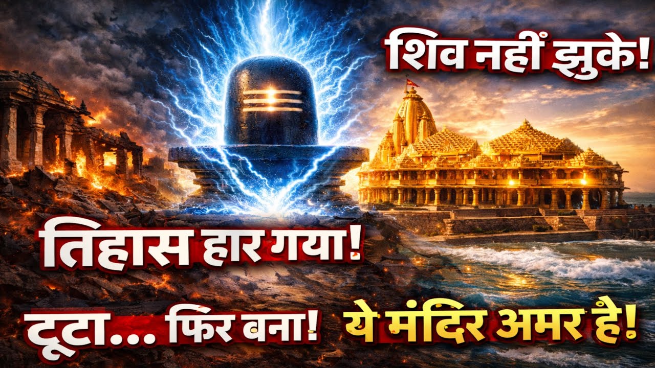 जिस मंदिर को 17 बार तोड़ा गया | फिर भी शिव ज़िंदा रहे 😱 | Somnath Truth