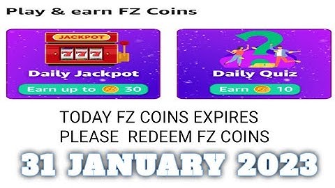 Amazon Play and Earn FZ Coins Quiz Answers Today|31 January 2023 | Daily Quiz Time