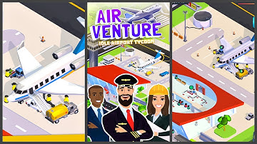 Air Venture - Idle Airport Tycoon ✈️ Mobile Gameplay Android