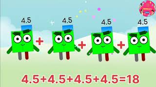 Numberblocks Decimal Addition Four Same Numbers  @Learningcity786 #LearnToCount #MathsForKids Net Worth