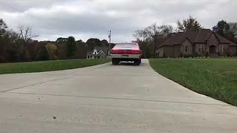 Down the driveway