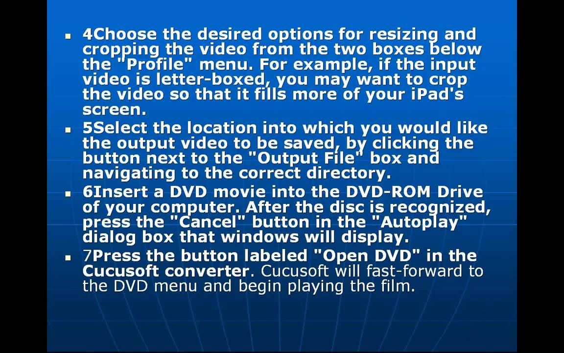 How to convert dvd and video to iPad,AVI to iPad Converter YouTube