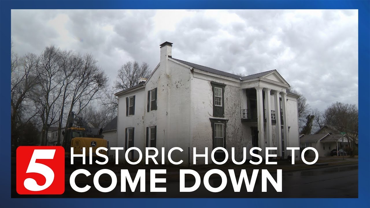 After 170 years, this house is getting demolished