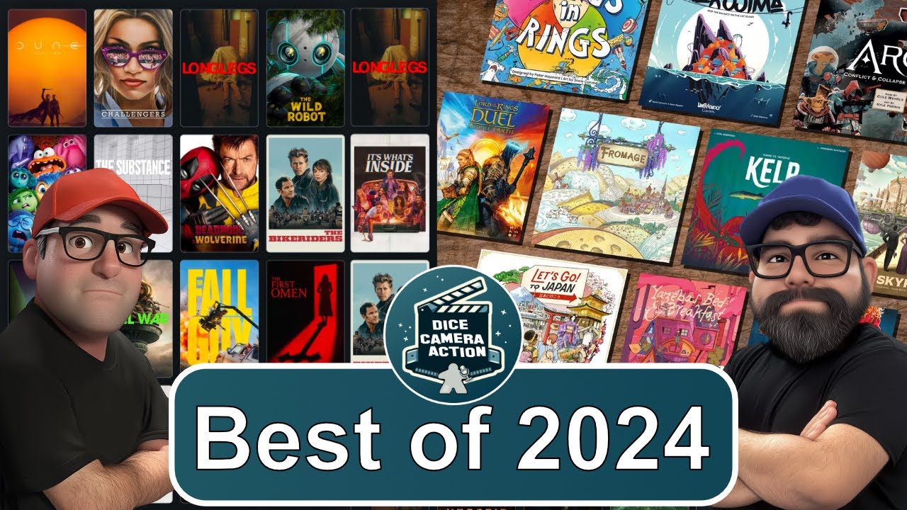 Top 5 Board Games of 2024 (podcast video excerpt)