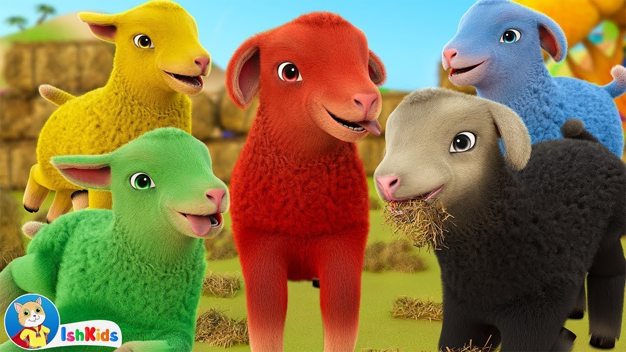 Baa Baa Black Sheep | Nursery Rhymes &amp; Kids Songs | IshKids Baby Songs ...