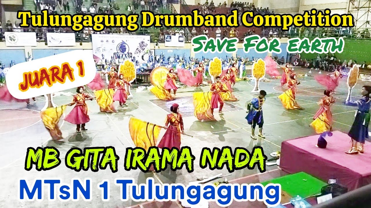 MB Gita Irama Nada MTs Negeri 1 Tulungagung di GOR Lembu peteng