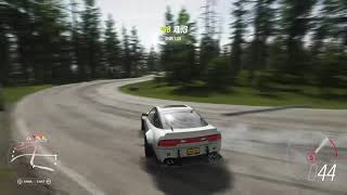 Wide body 240sx jump drift reverse entry forza horizon 4