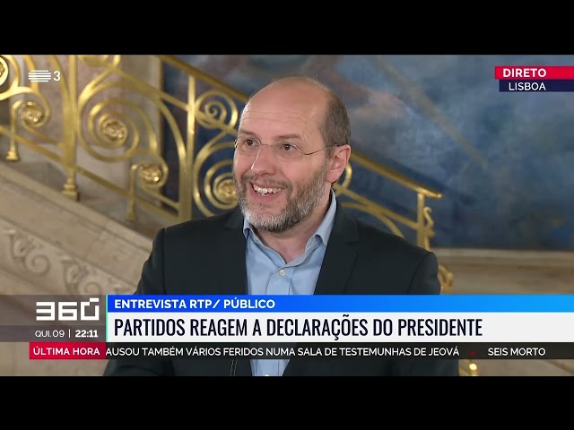 Reação à entrevista ao Presidente da República