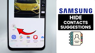 How to Hide Samsung Contacts Suggestion While Sharing Photos