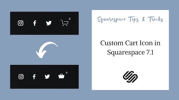 Custom Cart Icon | Squarespace 7.1