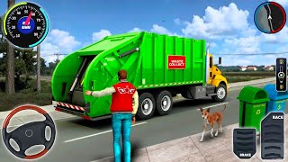Garbage Trash Truck Realistic Simulator 3D - City Road Garbage Dumper Truck Games - Android GamePlay screenshot 2