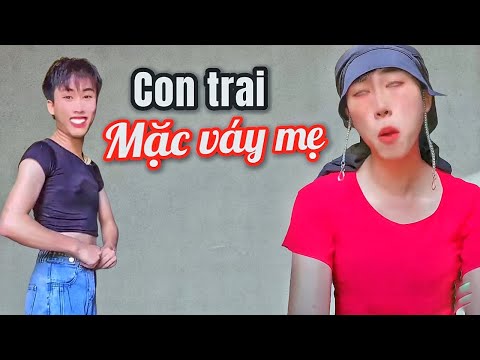 Video Con trai mặc đồ con gái - con trai mặc váy #3 | Bảo... - youtube
