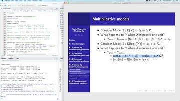 Applied Regression Modeling 4.1b: Multiple linear regression response transformations