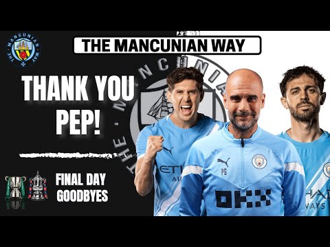 Thumbnail for THANK YOU PEP! FINAL DAY GOODBYES #mcfc #mancity #stones #bernardo #pep #guardiola #avfc