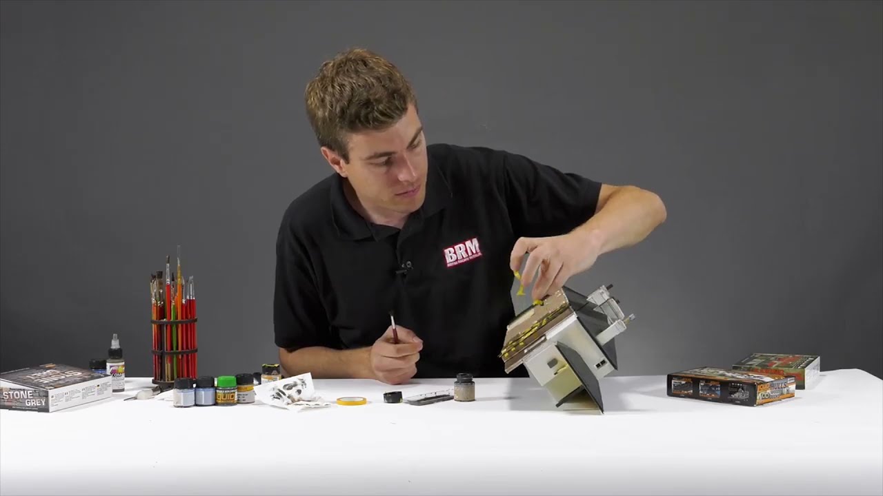 Model railway brush painting techniques YouTube