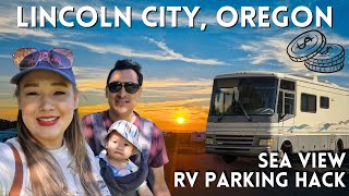 Lincoln City Oregon's BEST RV Camping Spot for SPECTACULAR Ocean Views