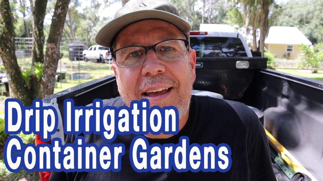 Drip Irrigation for Container Gardens - YouTube