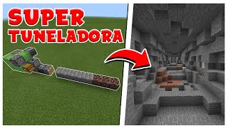 Como fazer uma TUNELADORA igual do @viniccius13  no Minecraft Bedrock