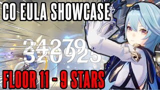 C0 Level 70 Eula Showcase Gameplay Spiral Abyss Floor 11 | FIRST IMPRESSION - Genshin Impact