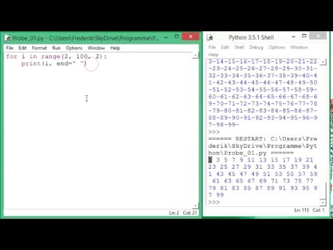 012 Python programmieren - Anwendung der unbedingten Schleife