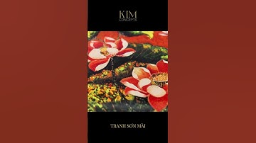 Tranh hoa sen hồng liên dạ ngọc dát vàng – Tinh hoa của sự thanh cao và tinh khiết