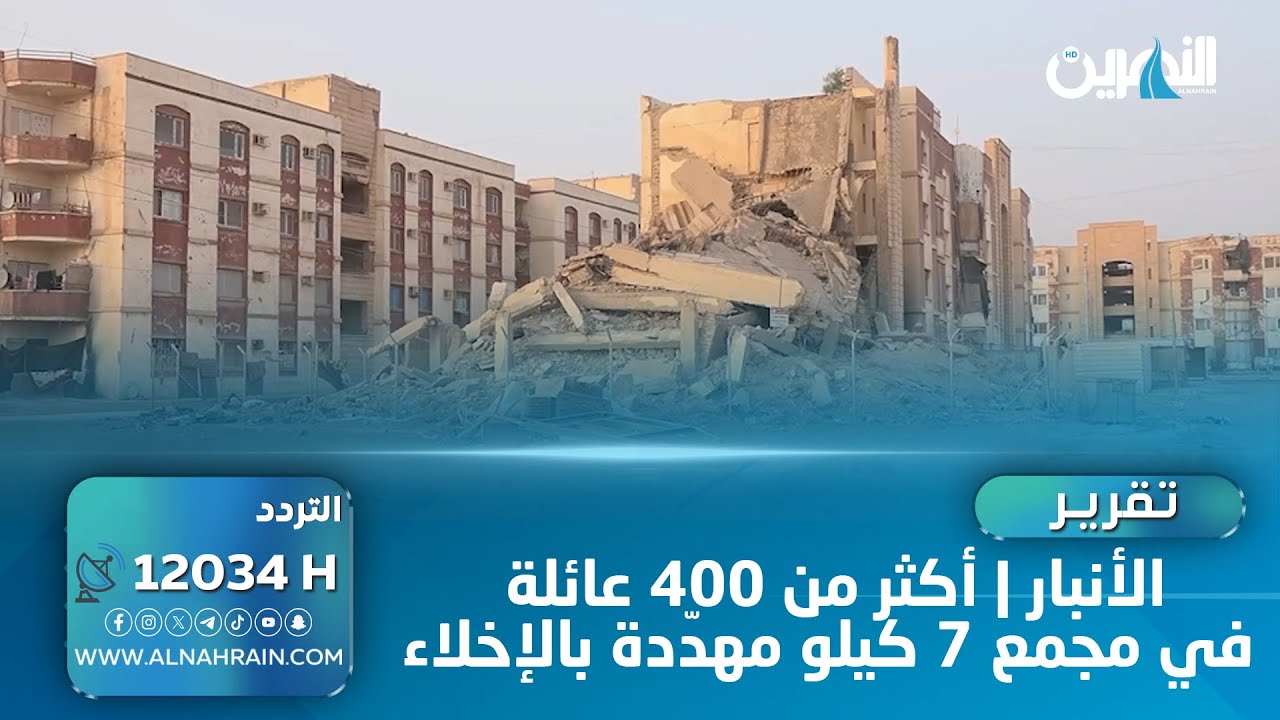 الأنبار | أكثر من 400 عائلة في مجمع 7 كيلو مهدّدة بالإخلاء
