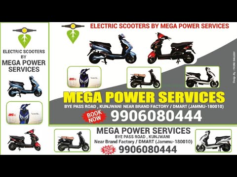 Mega Power #TNR Electric Scooters Showroom in #Jammu - An Intro - YouTube