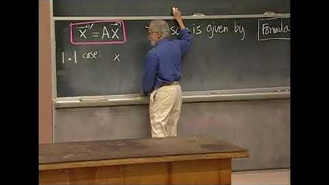 The matrix exponential as a fundamental matrix