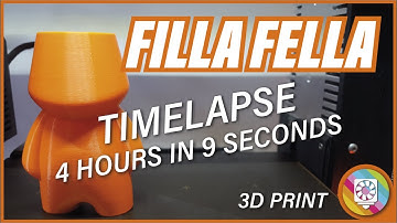 TIMELAPSE 3D PRINTER - Filla Fella - Prusa MK3s Raspberry Pi 3B+