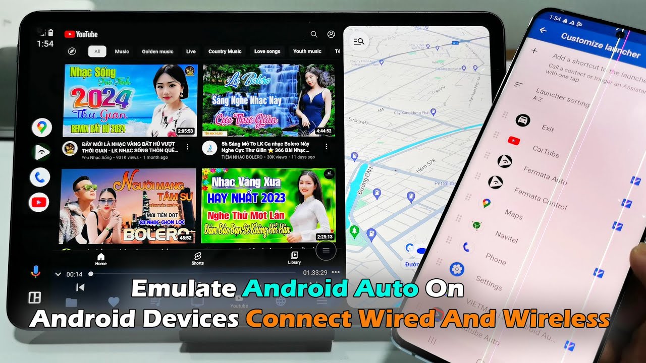 Emulate Android Auto On Android Devices - Connect Wired And Wireless ...