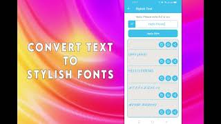 How to convert simple text to Stylish Fonts- WAMR App screenshot 5